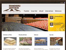 Tablet Screenshot of buehnenbauwertheim.de